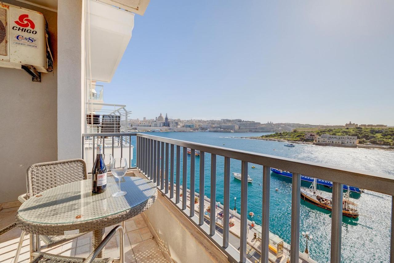 Marvellous Apartment With Valletta And Harbour Views Слима Екстериор снимка